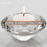 cheap wedding gift, bulk sale crystal wedding tealight candle holder