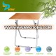 TLH-068 New Design Stainless steel Square Cast Iron Folding Table base Modern For Restaurant