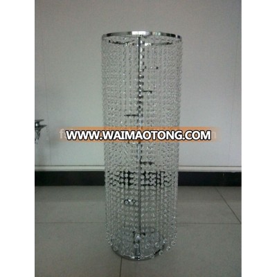 customized wedding light table crystal flower stand centerpieces with good quanlity in foshan