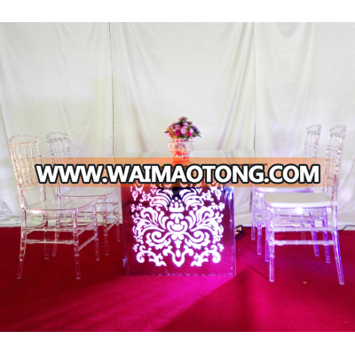 hot sale silver folding iron table for weddings