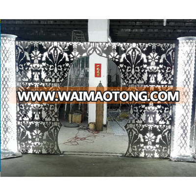 2017 new design indian wedding stages backdrop decorations